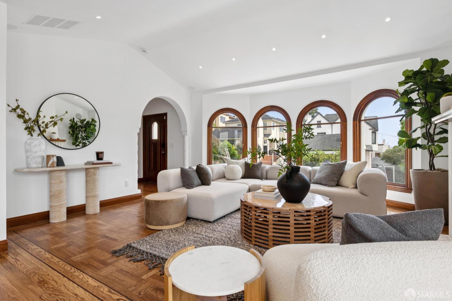 71 Manor Drive San Francisco, CA 94127 - Photo 11 of 51 a living room with furniture a large window and wooden floor