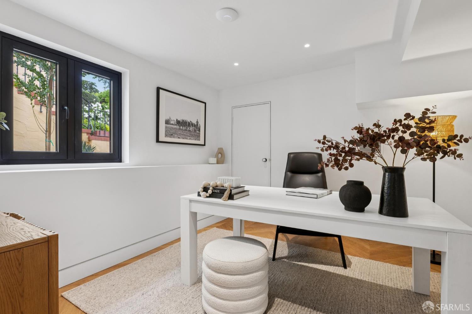 71 Manor Drive San Francisco, CA 94127 - Photo 38 of 51 a table that has a vase and flowers on it