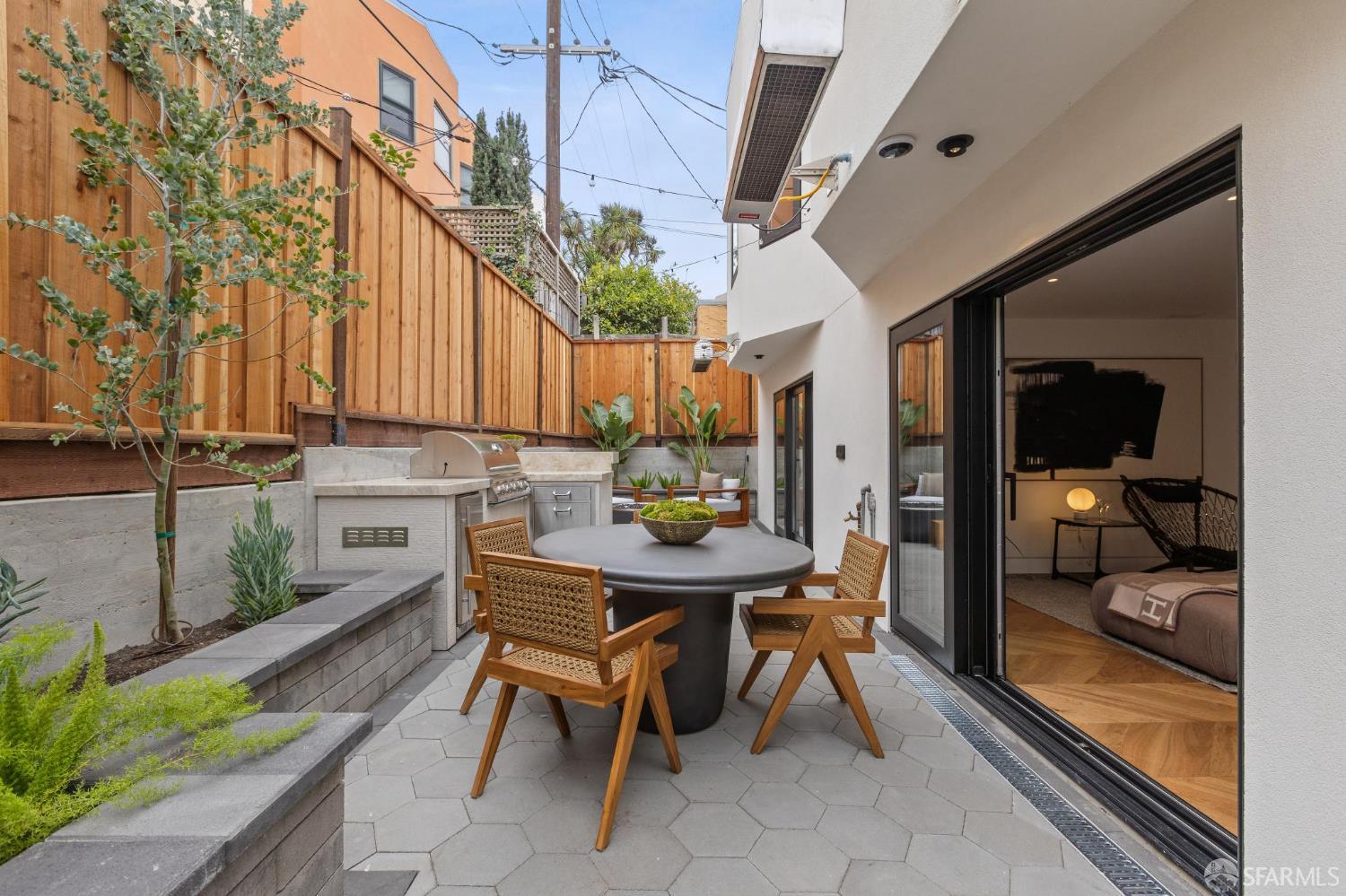 71 Manor Drive San Francisco, CA 94127 - Photo 43 of 51 a view of a patio with a table and chairs and potted plants