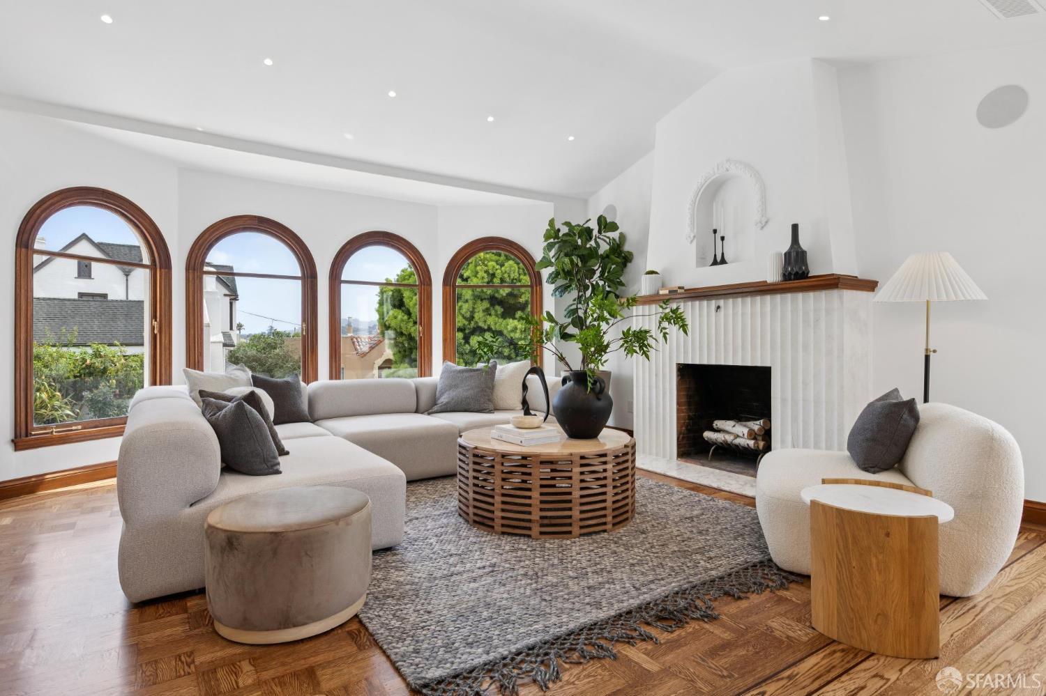 71 Manor Drive San Francisco, CA 94127 - Photo 7 of 51 a living room with furniture a fireplace and a chandelier