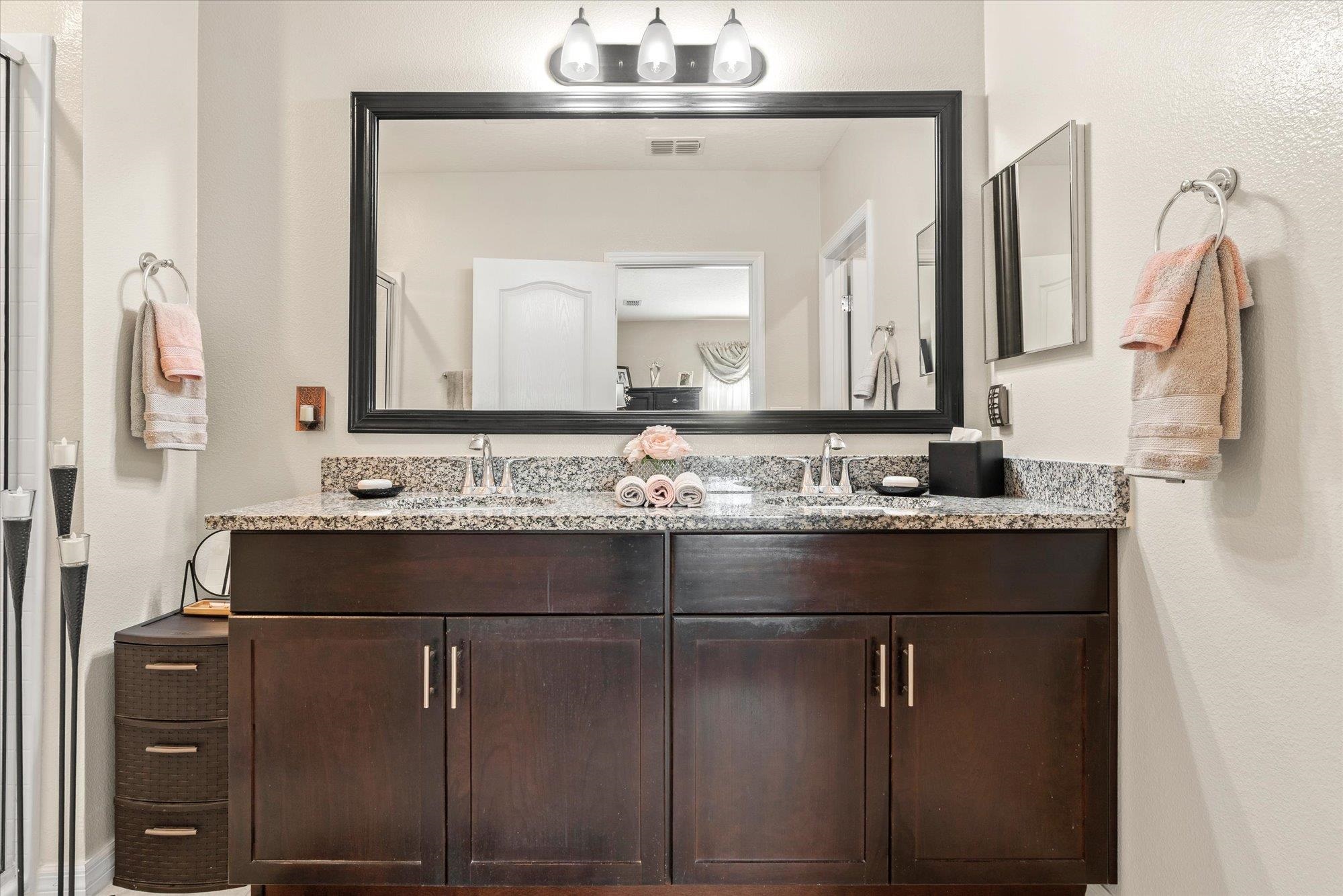 1 Frenora Lane Palm Coast, FL 32137 - Photo 15 of 43 Full bathroom with double vanity