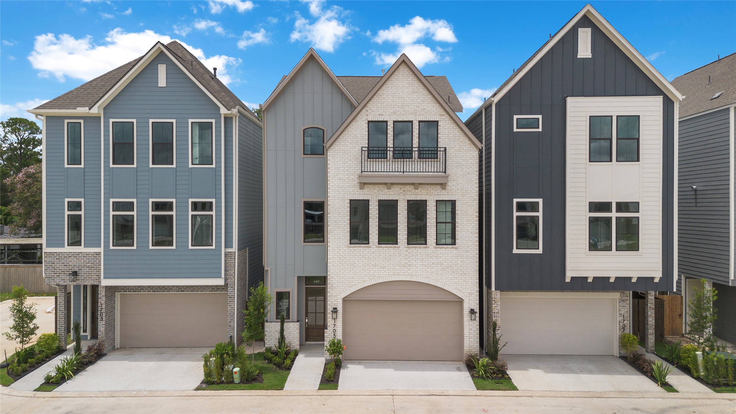 1705 Bologna Lane Houston, TX 77055 - Photo 15 of 43 a front view of a house with a yard