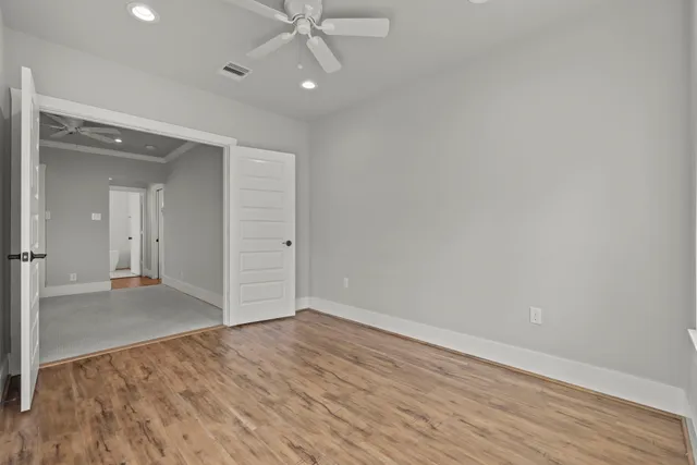 wooden floor in an empty room