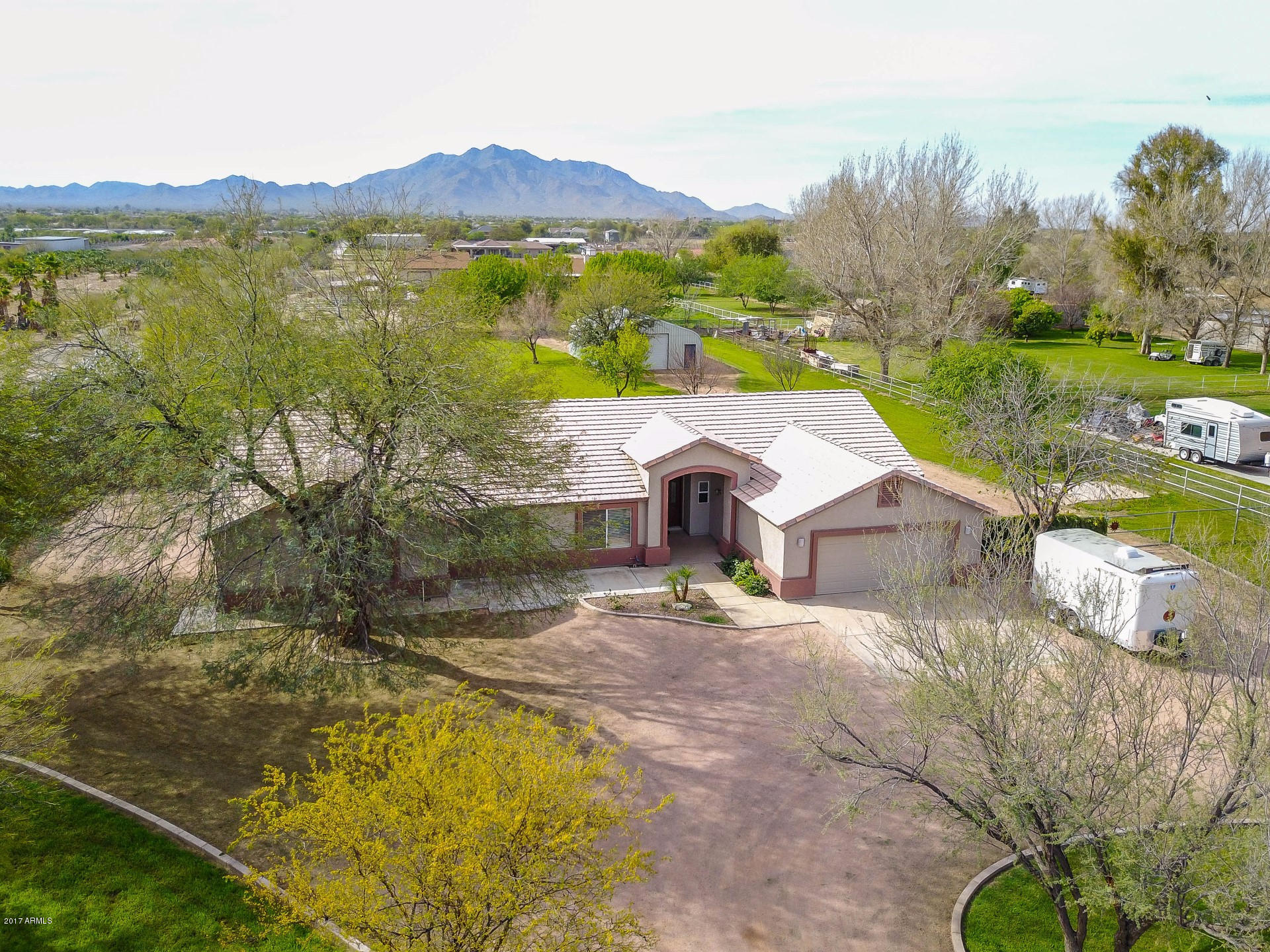 17743 East Brooks Farm Road Gilbert, AZ 85298 - Photo 46 of 69 AERIAL PROP VIEW