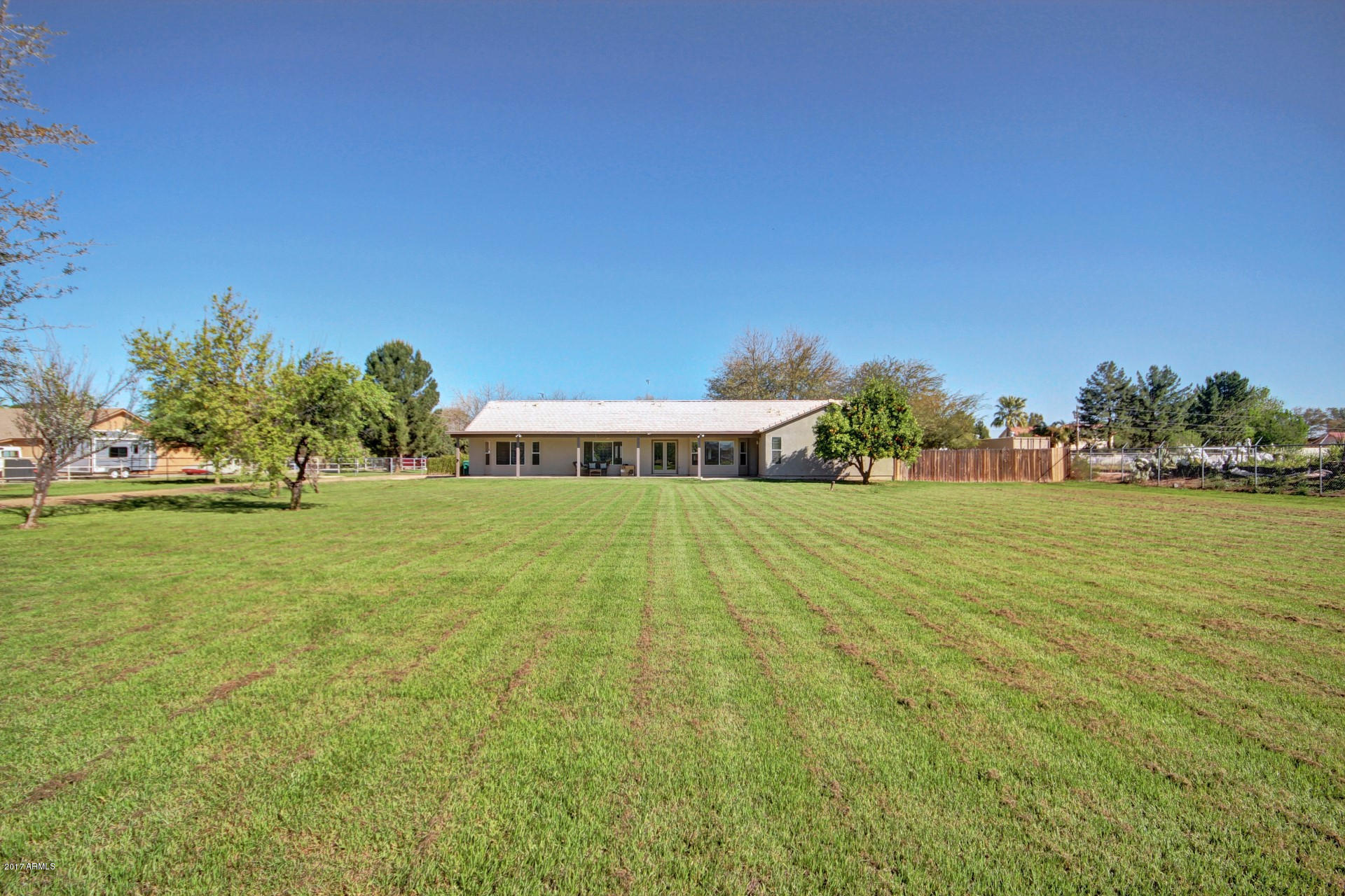 17743 East Brooks Farm Road Gilbert, AZ 85298 - Photo 56 of 69 BACK YARD VIEW OF HOME