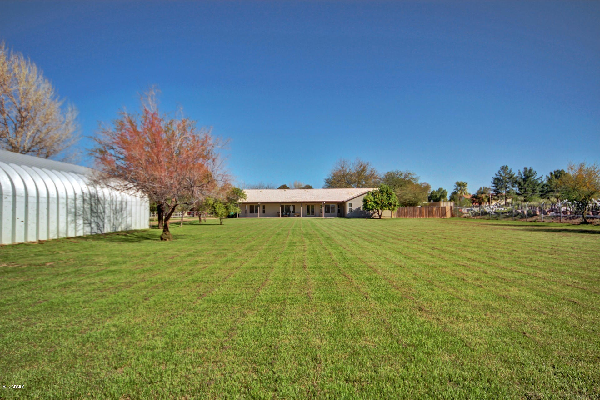 17743 East Brooks Farm Road Gilbert, AZ 85298 - Photo 66 of 69 BACK YARD VIEW OF HOME