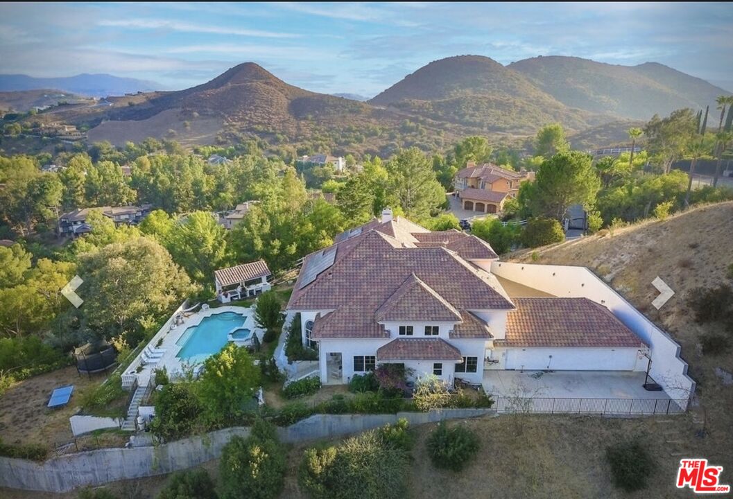 232 Saddlebow Road Bell Canyon, CA 91307 - Photo 19 of 20 an aerial view of a house with a mountain
