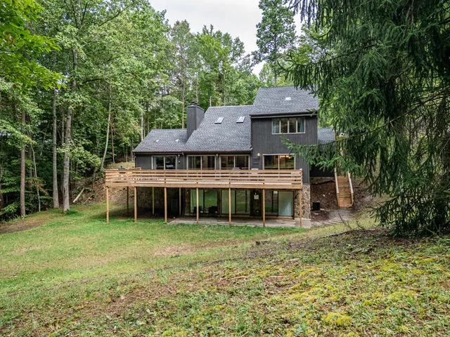 front view of a house with a small yard