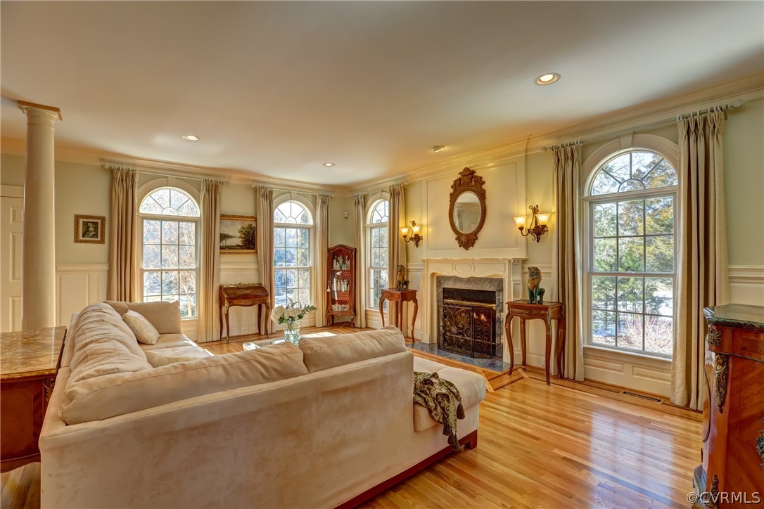 3619 Cannon Ridge Court Midlothian, VA 23113 - Photo 11 of 22 Family Room with one of Three Gas Fireplaces