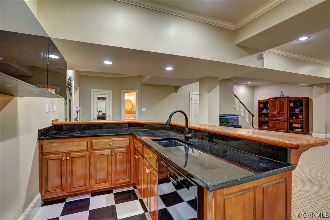 3619 Cannon Ridge Court Midlothian, VA 23113 - Photo 18 of 22 Basement Entertaining Kitchen (dishwasher, stove,