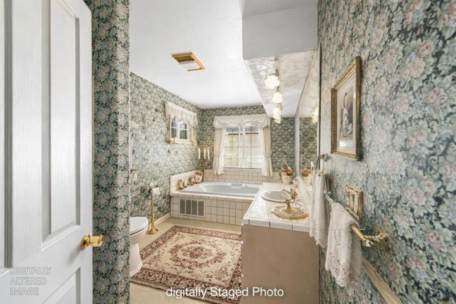 40101 Tassajara Road Carmel Valley, CA 93924 - Photo 35 of 91 Huge Master bathroom with large shower and Jacuzzi tub.