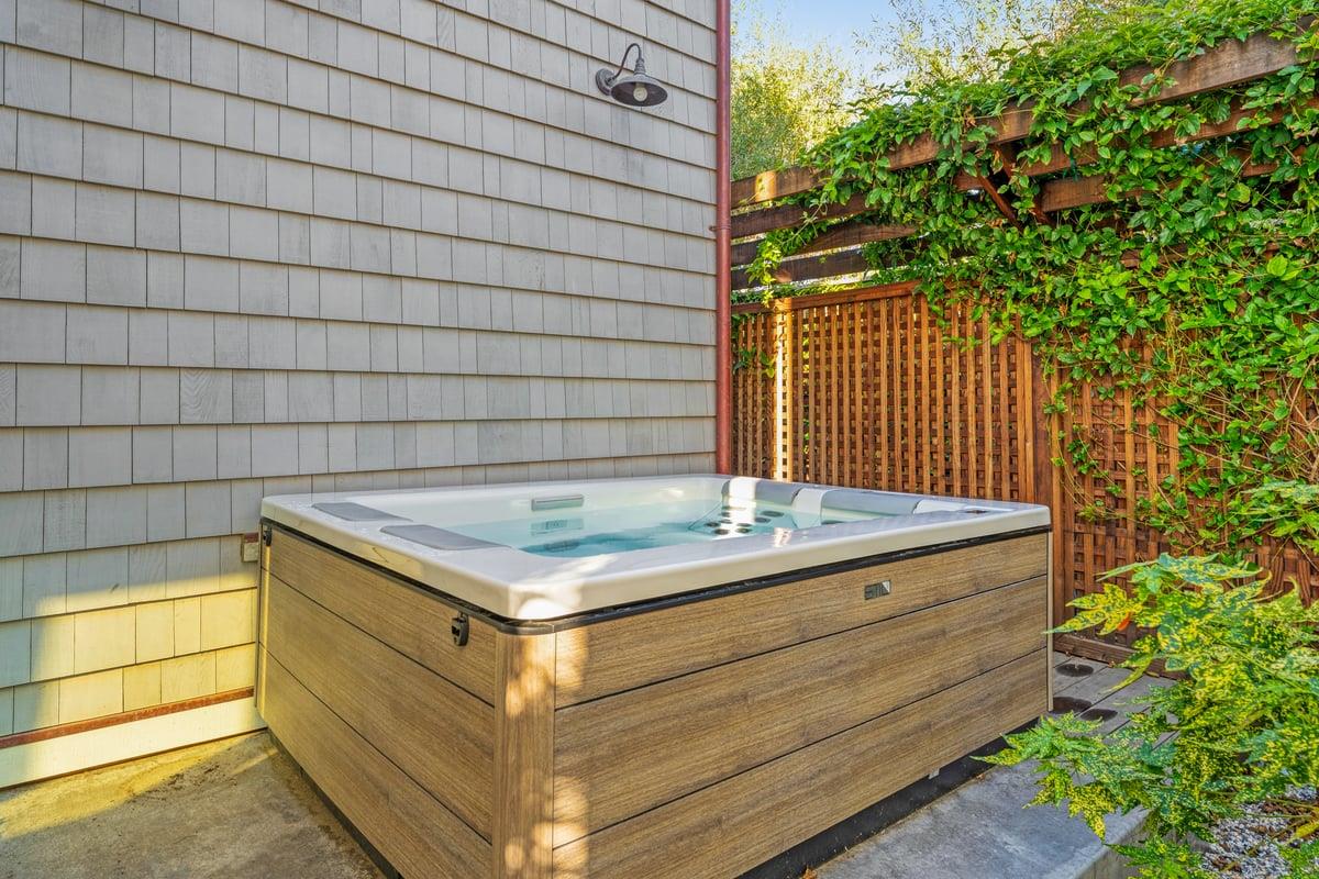 100 Bay Crest Road Santa Cruz, CA 95062 - Photo 51 of 62 a view of backyard with tub and sink