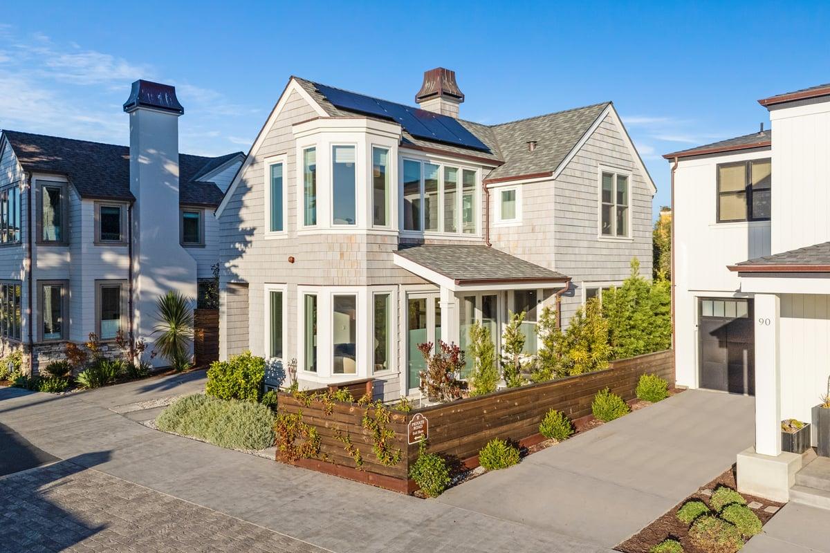 100 Bay Crest Road Santa Cruz, CA 95062 - Photo 58 of 62 a front view of a house with a porch