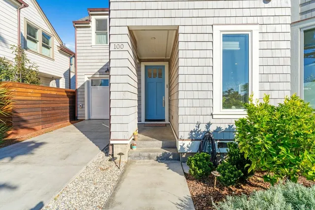 a view of front door of house