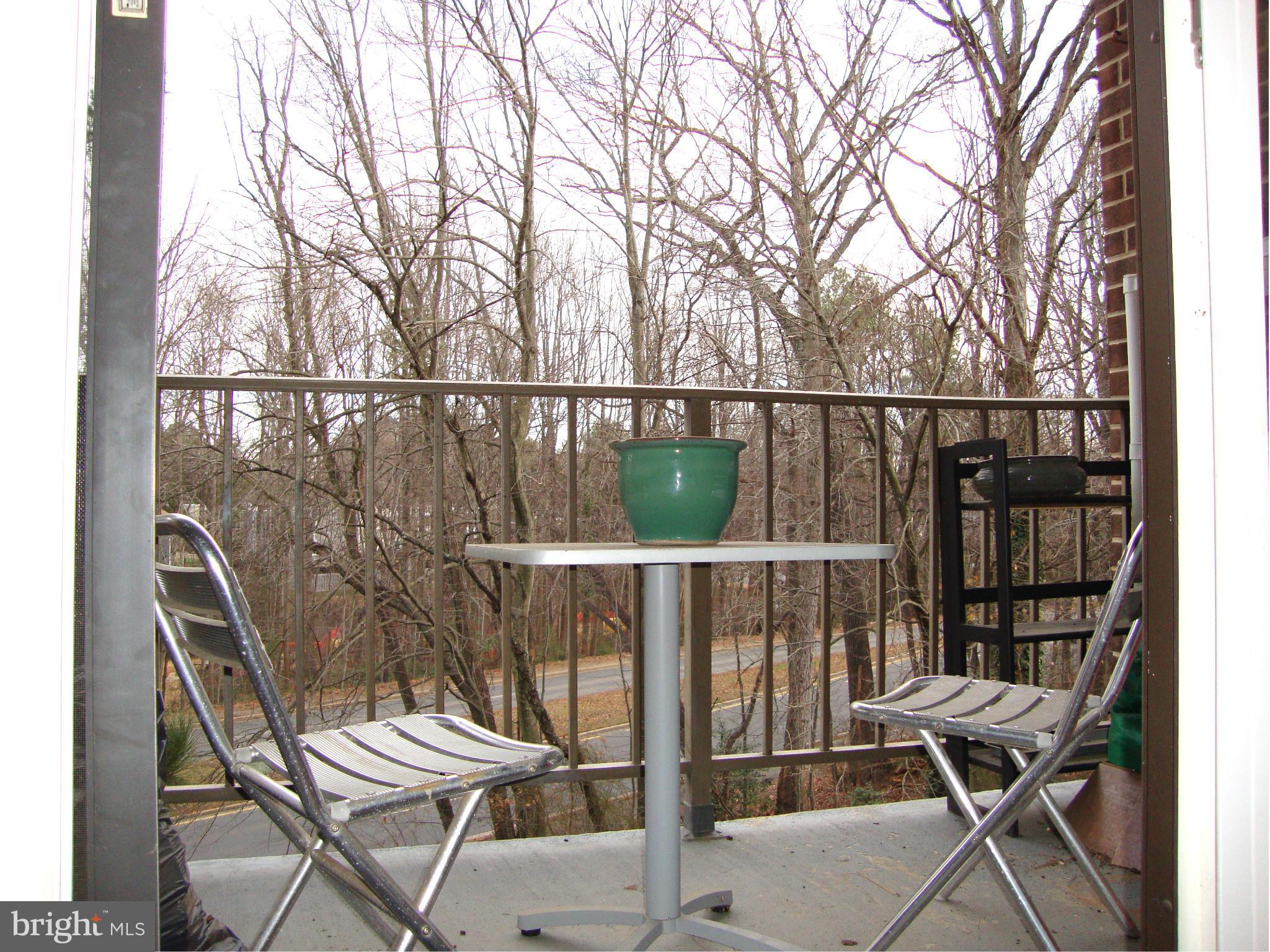 1429 Northgate Square, Unit 21C Reston, VA 20190 - Photo 12 of 14 Large Balcony