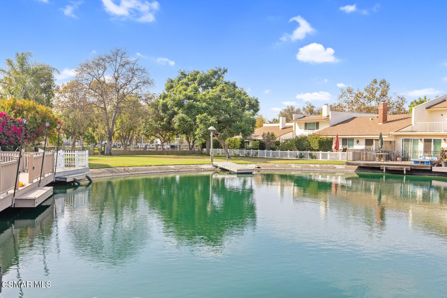 1657 Dockside Lane Camarillo, CA 93010 - Photo 15 of 22 a view of a lake with houses