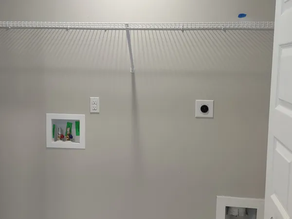 a close view of a shower