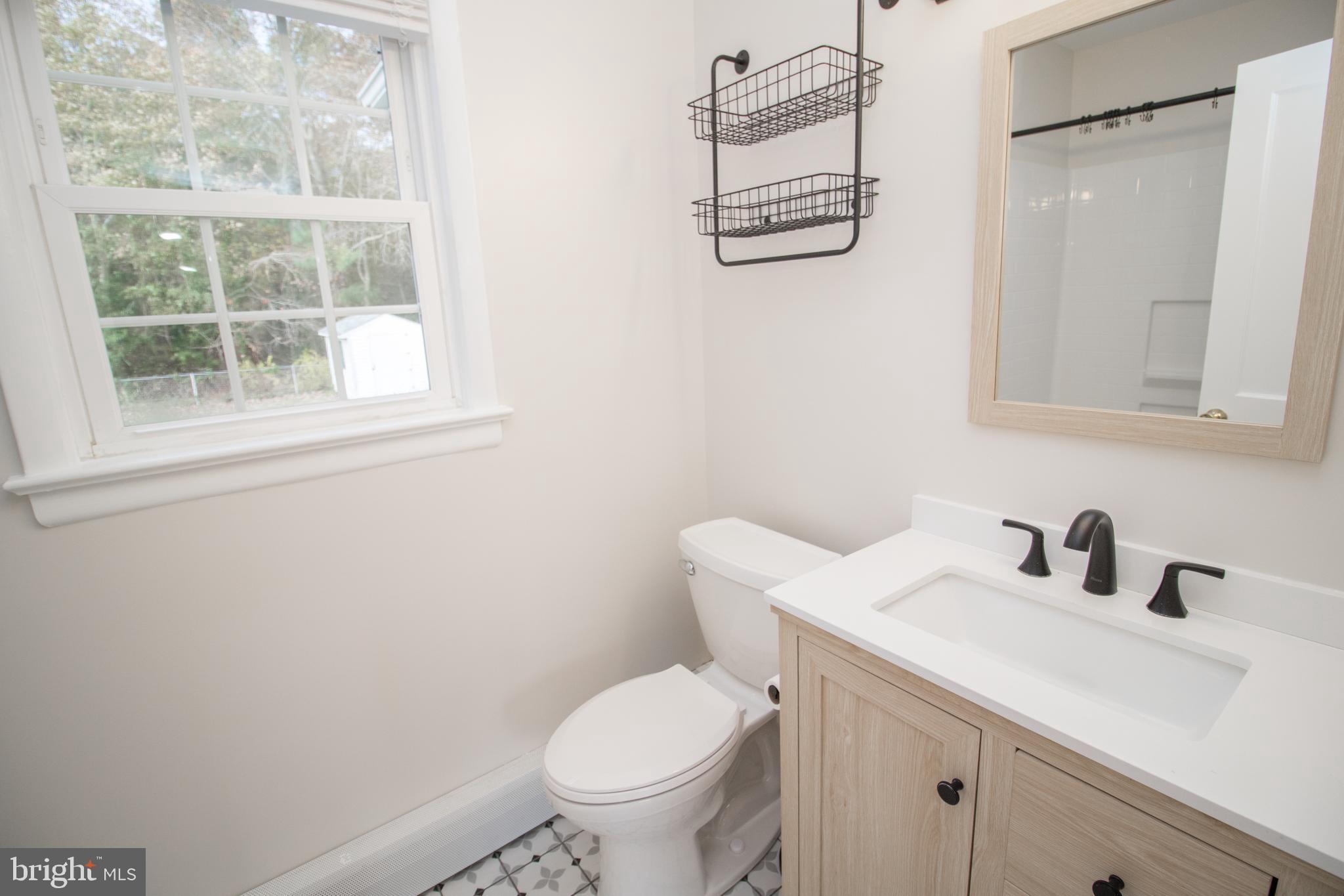 20697 Chingville Road Leonardtown, MD 20650 - Photo 54 of 87 a bathroom with a sink mirror and toilet