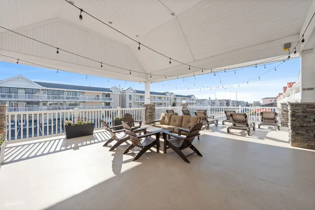 a room with furniture