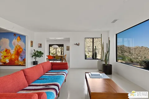 a room with furniture and window