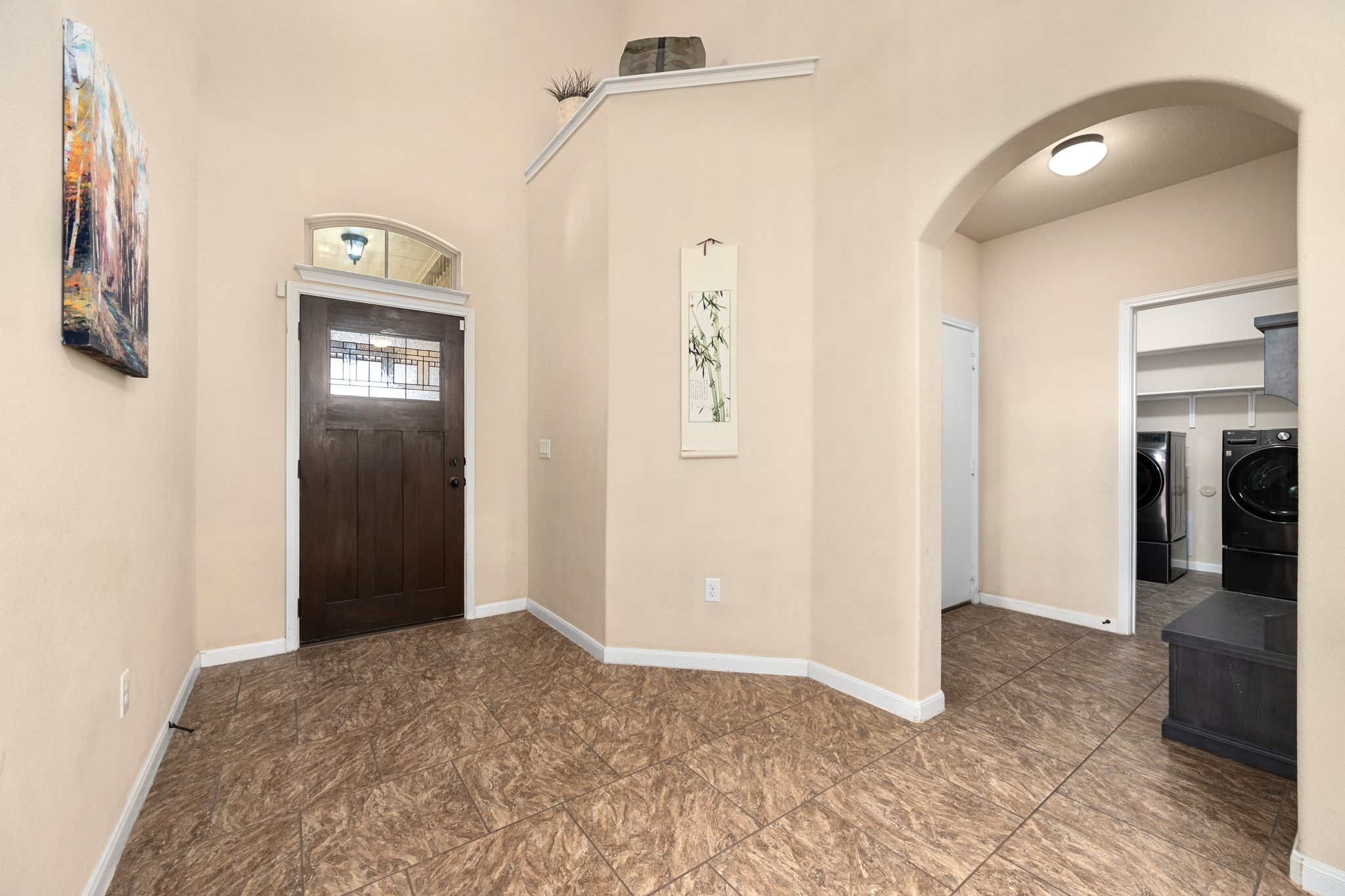 738 Palo Duro Loop Round Rock, TX 78664 - Photo 17 of 32 The entry foyer welcomes you with towering ceilings.