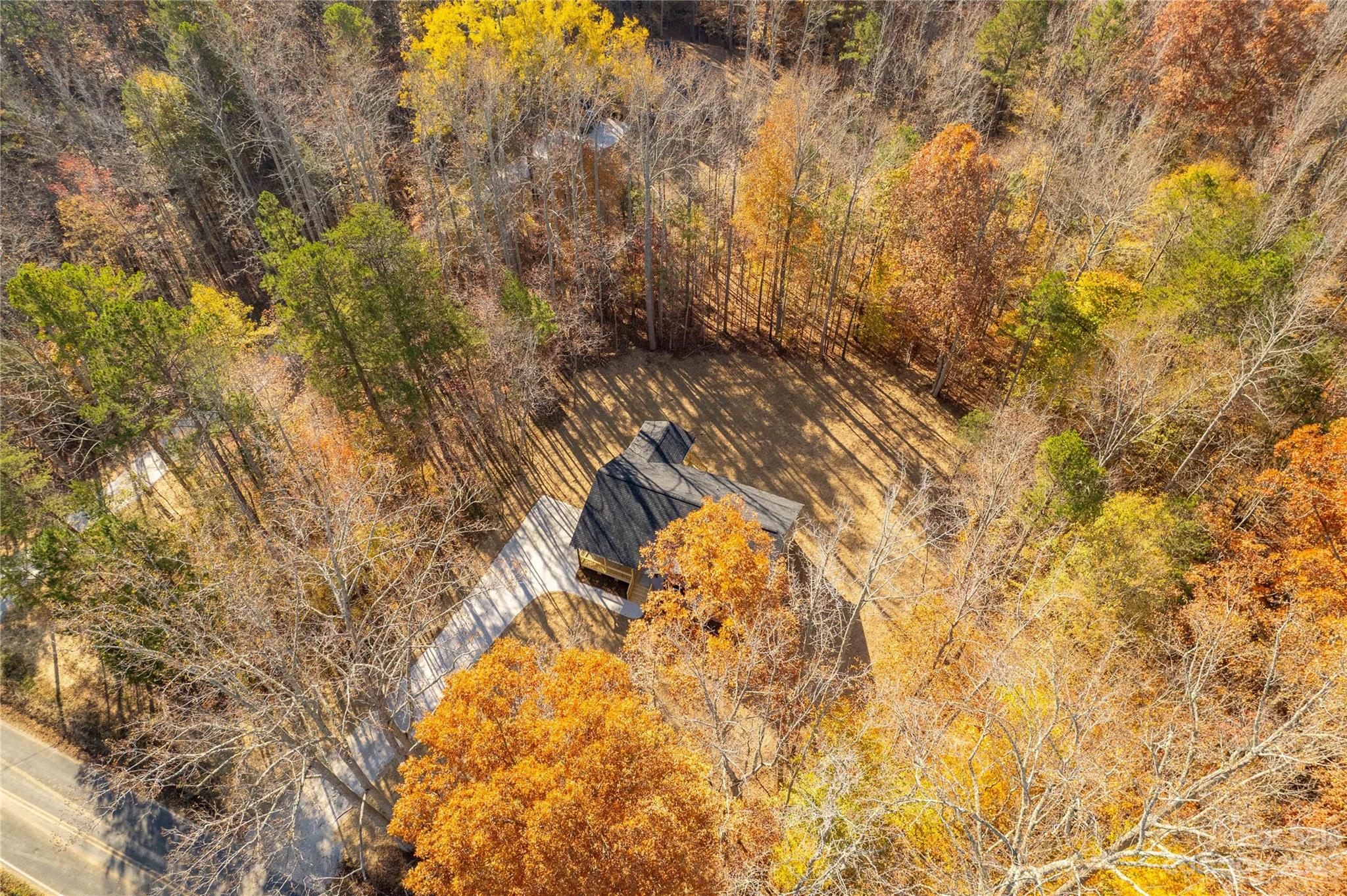 1191 Legion Road Hickory Grove, SC 29717 - Photo 28 of 32 a view of backyard with wooden fence