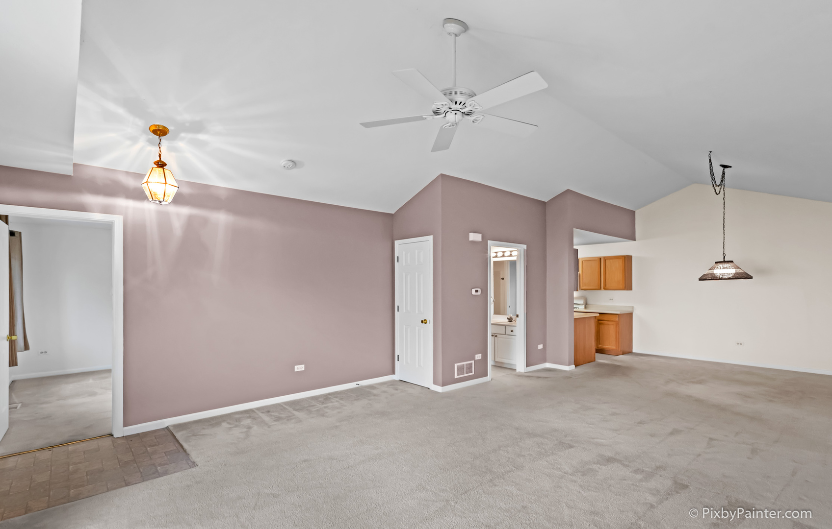 5714 Fieldstone Trail McHenry, IL 60050 - Photo 12 of 28 an empty room with fan and entrance