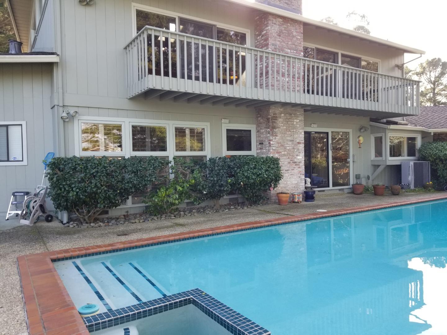 15 Roberts Way Hillsborough, CA 94010 - Photo 6 of 6 a view of a house with a swimming pool