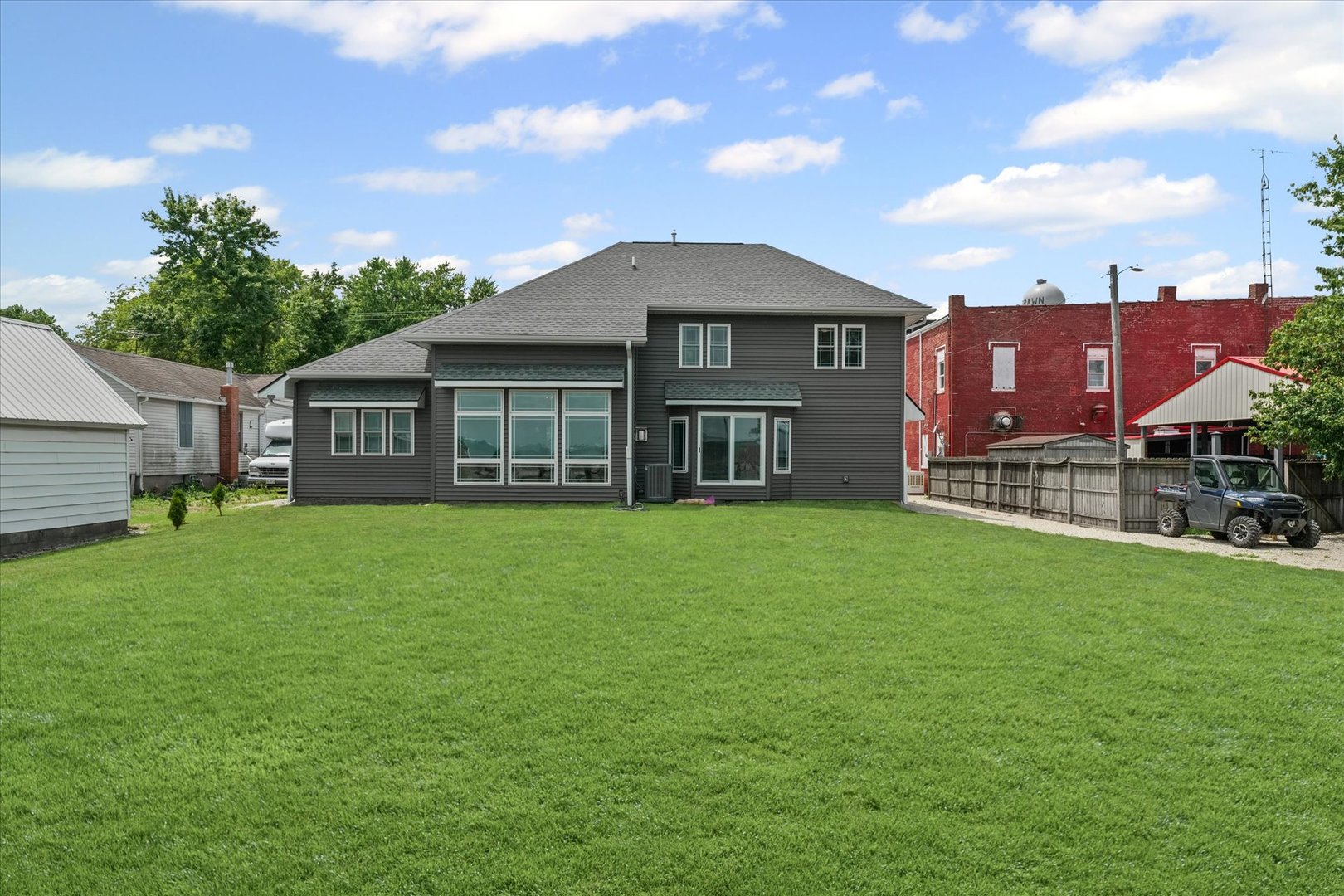 103 1st Street Strawn, IL 61775 - Photo 44 of 50 a front view of a house with a garden