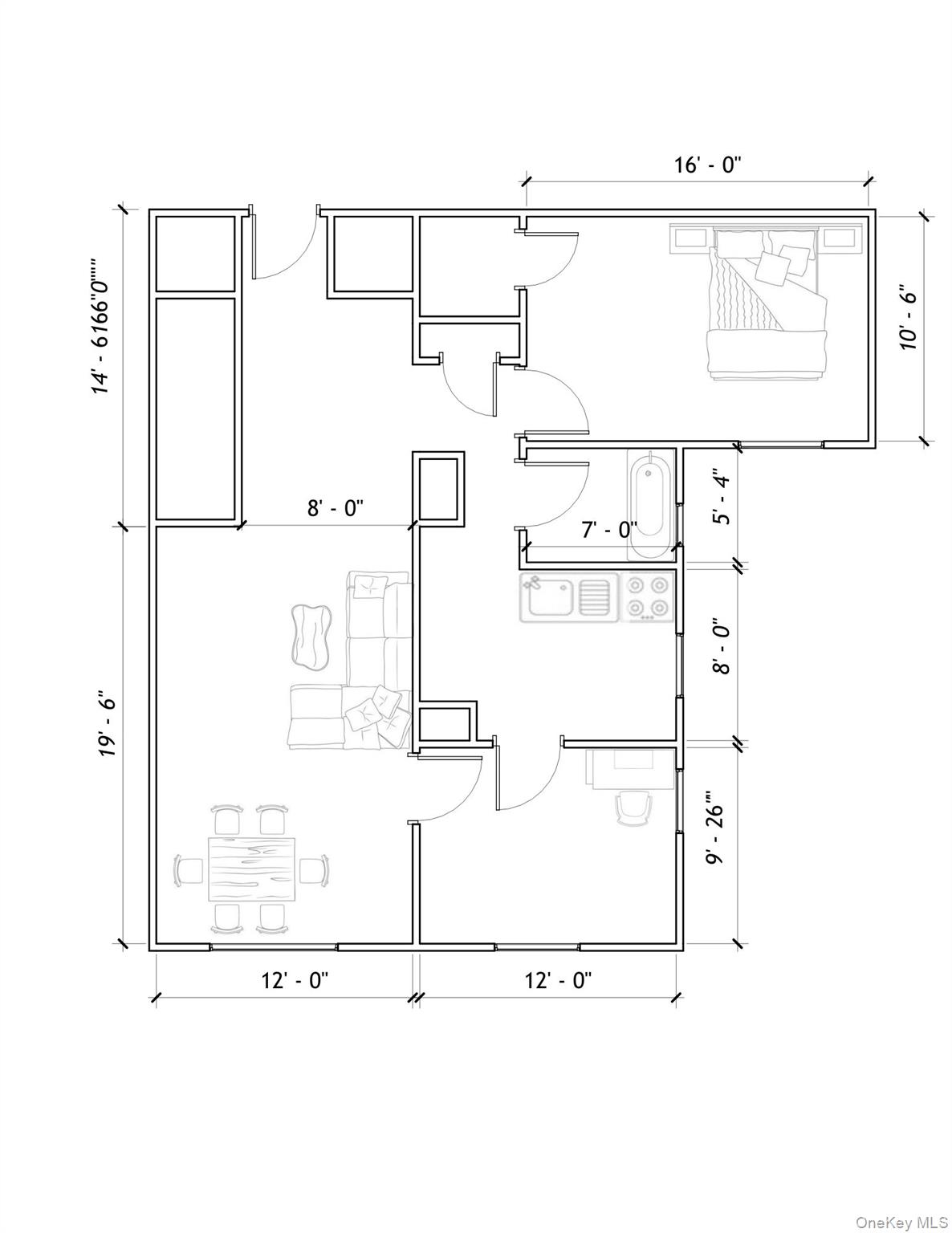 1 Remsen Road, Unit 1F Yonkers, NY 10710 - Photo 19 of 19 View of property floor plan