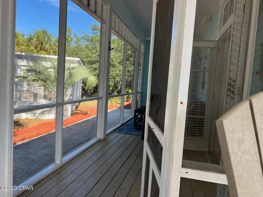 114 Parkshore Drive Panama City Beach, FL 32413 - Photo 76 of 86 a view of balcony and wooden floor