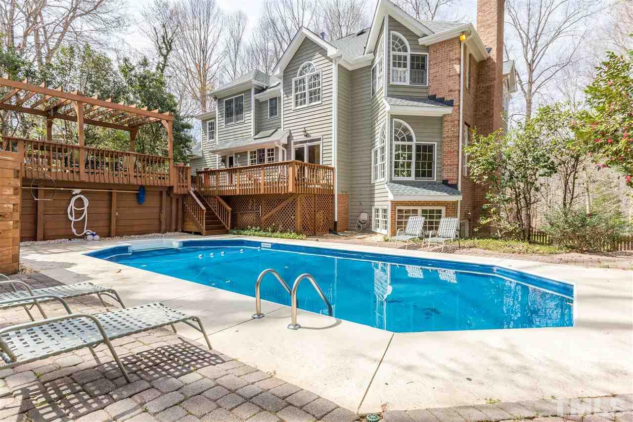 10616 Cahill Road Raleigh, NC 27614 - Photo 22 of 24 a view of a house with pool