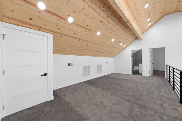 a view of an empty room