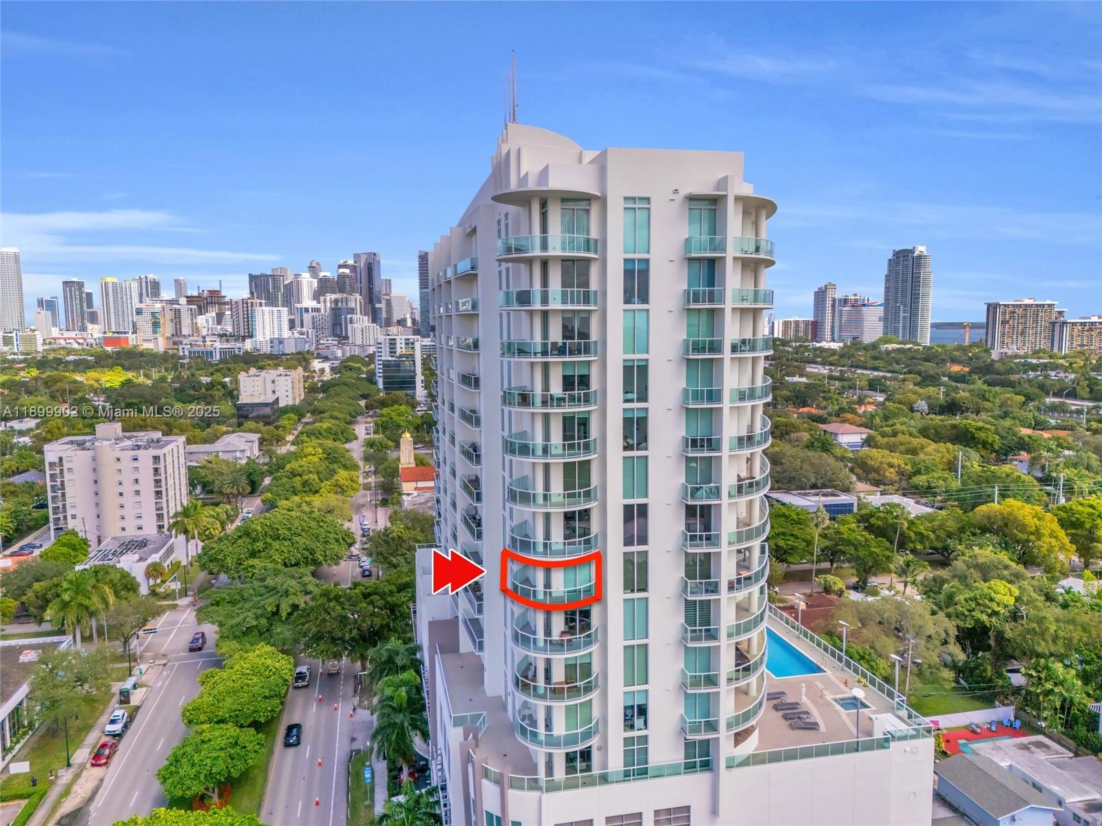 2525 Southwest 3rd Avenue, Unit 1002 Miami, FL 33129 - Photo 10 of 13 a view of a city that has tall buildings