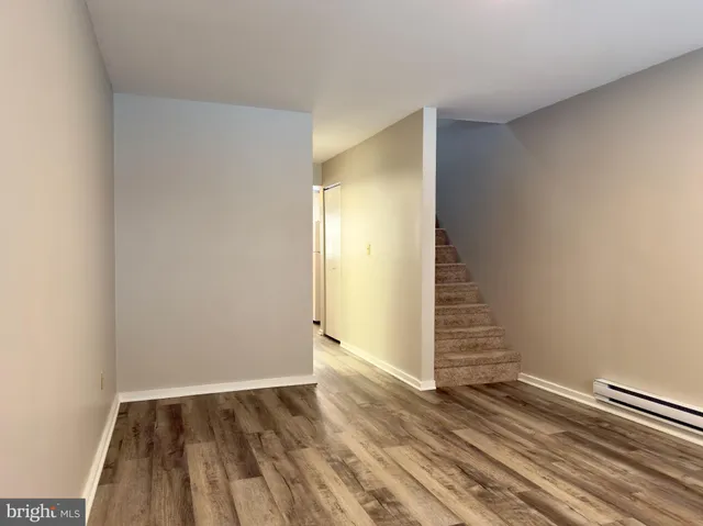 wooden floor in an empty room