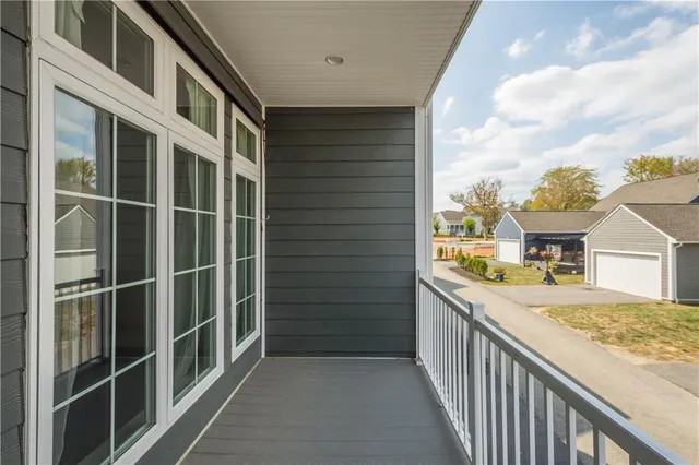 a view of balcony with a sink and dishwasher