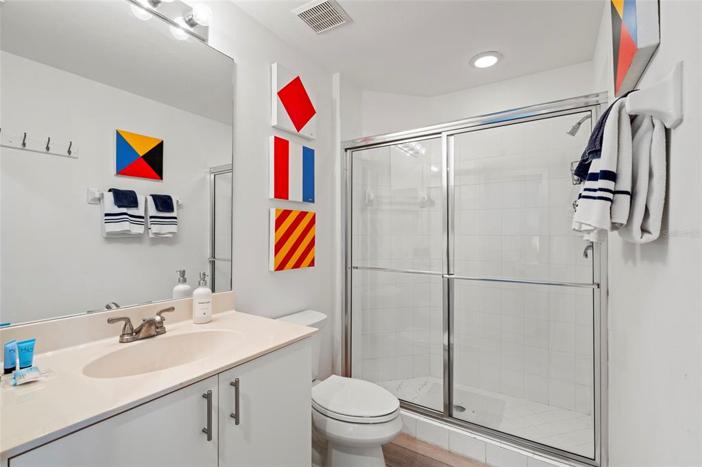 2060 Matecumbe Key Road, Unit 2106 Punta Gorda, FL 33955 - Photo 30 of 56 a bathroom with a sink and a mirror