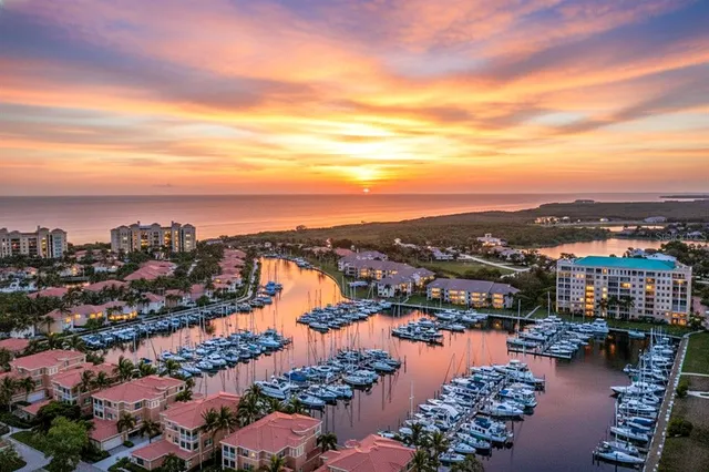a view of a lake with a nearby beach