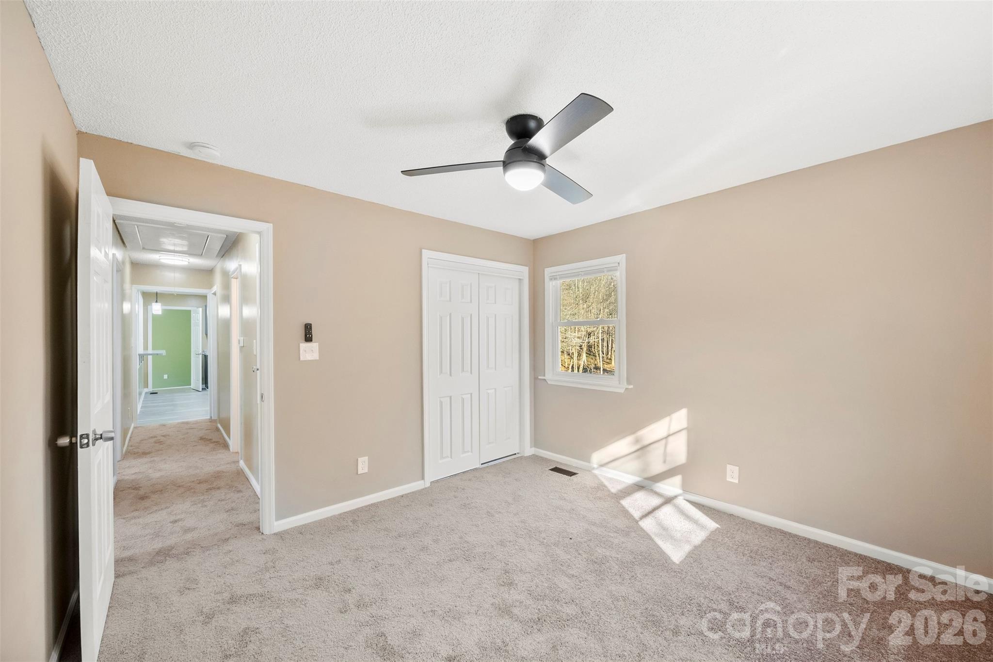 161 Potato House Road Lawndale, NC 28090 - Photo 19 of 33 a view of a livingroom with a chandelier fan and windows