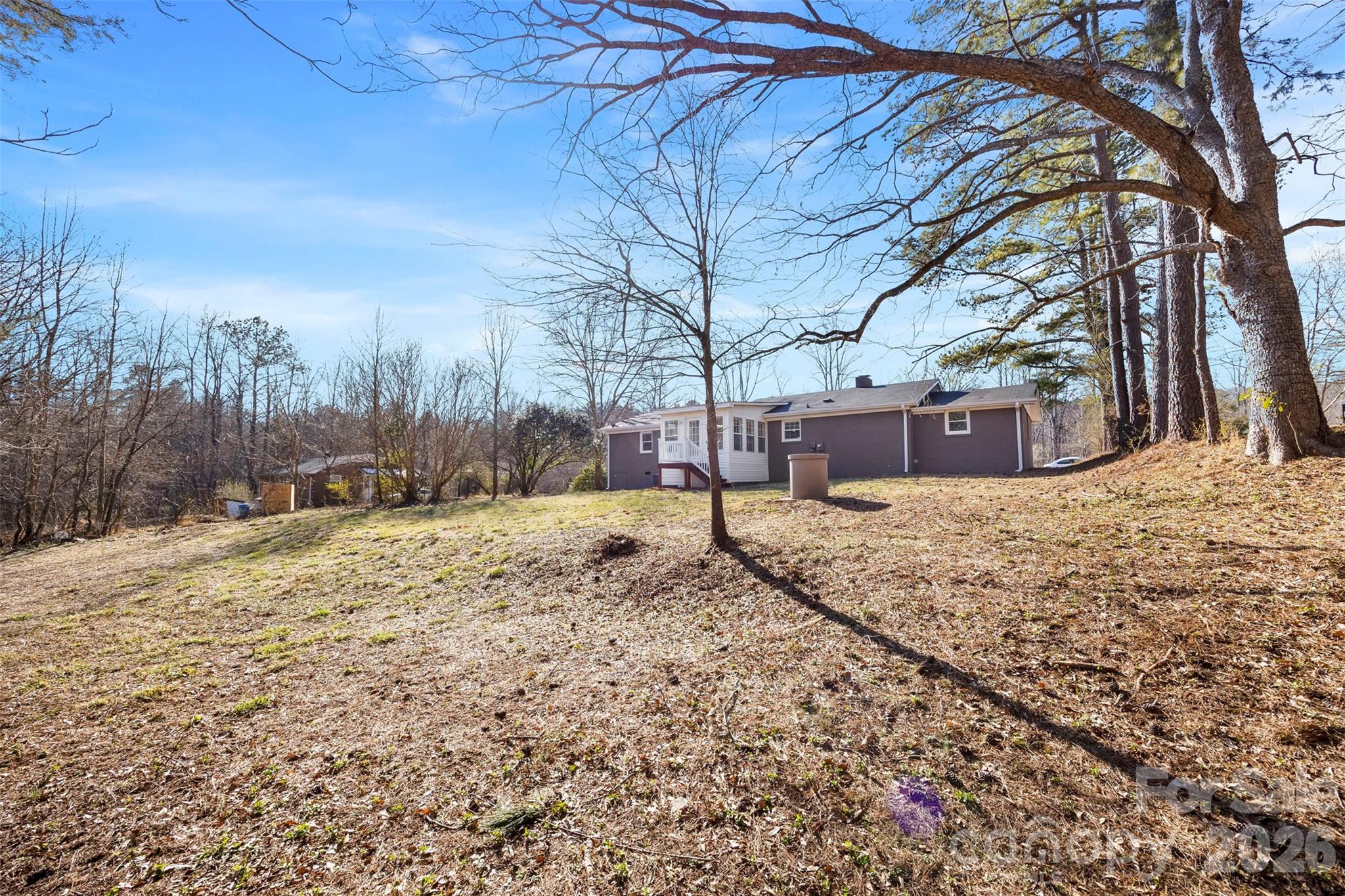 161 Potato House Road Lawndale, NC 28090 - Photo 28 of 33 a view of a yard with snow on the road
