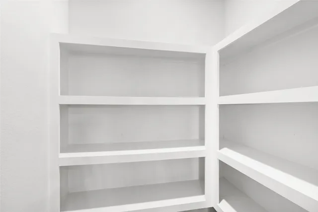a close view of closet