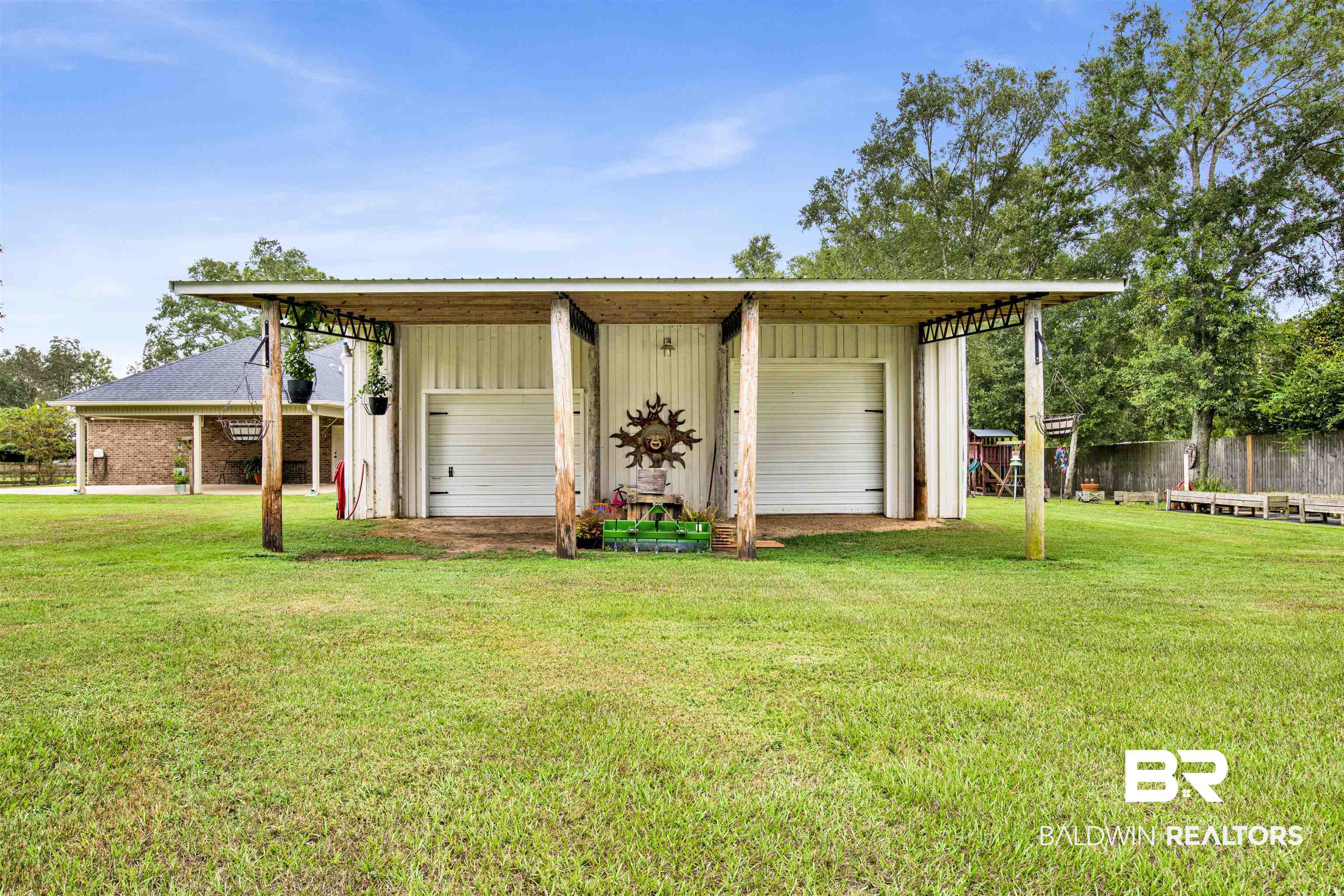 21475 Sedlack Road Silverhill, AL 36576 - Photo 29 of 36 With a 20x40 Lean To