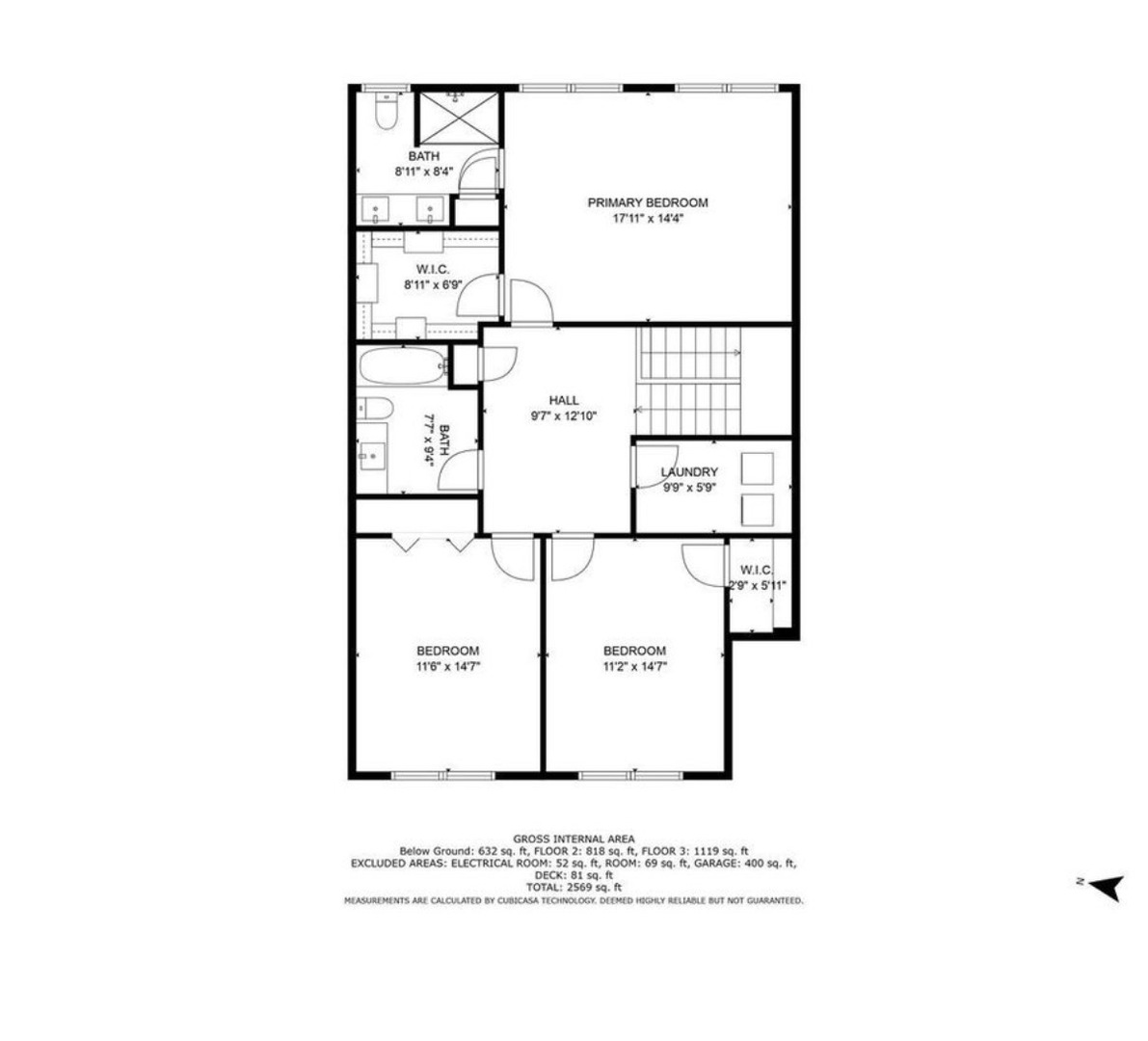 2205 Maple Hill Downers Grove, IL 60516 - Photo 18 of 18 a picture of a wall with a white wall and a picture
