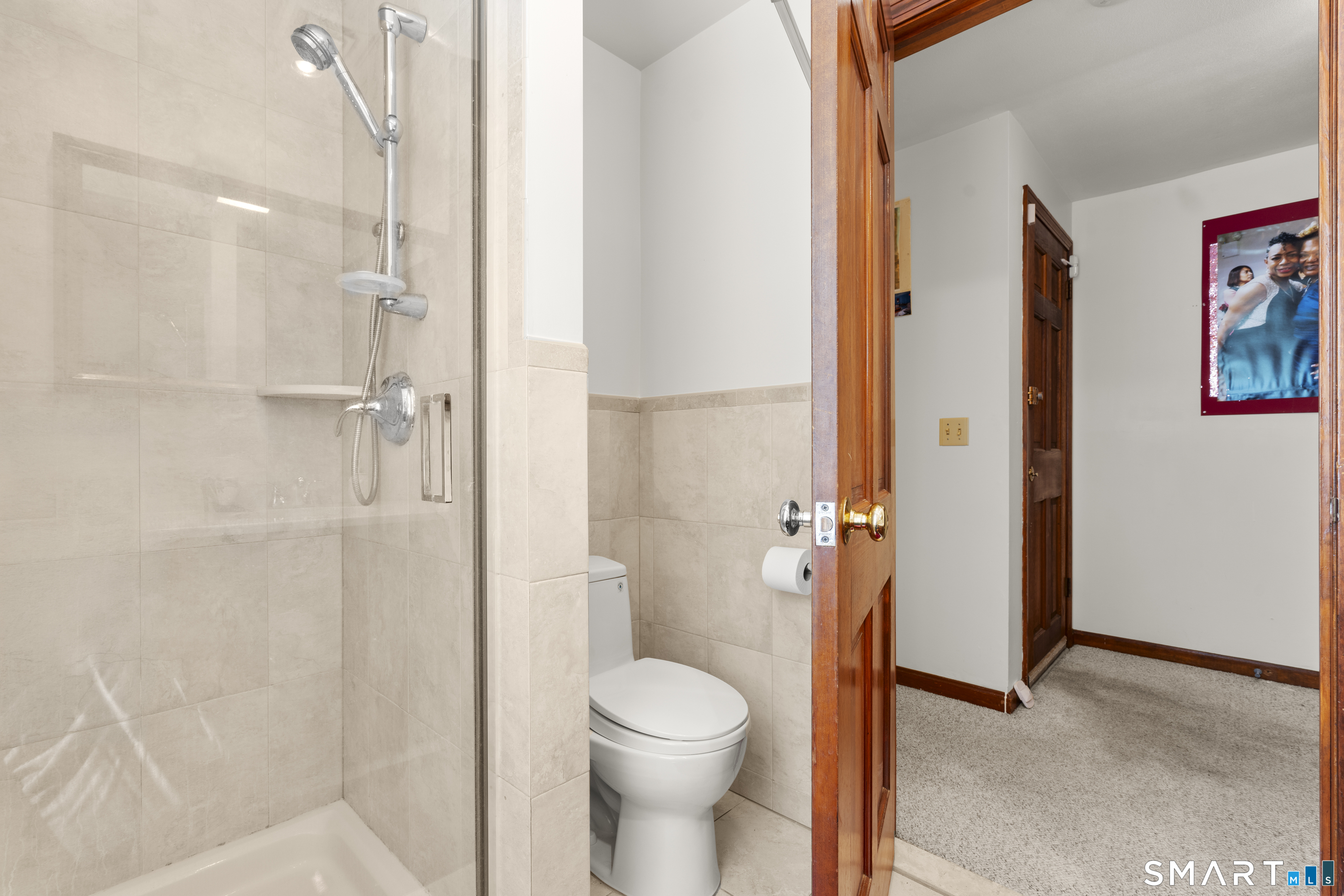 81 Meeting House Road Haddam, CT 06438 - Photo 17 of 35 a bathroom with a toilet and a shower