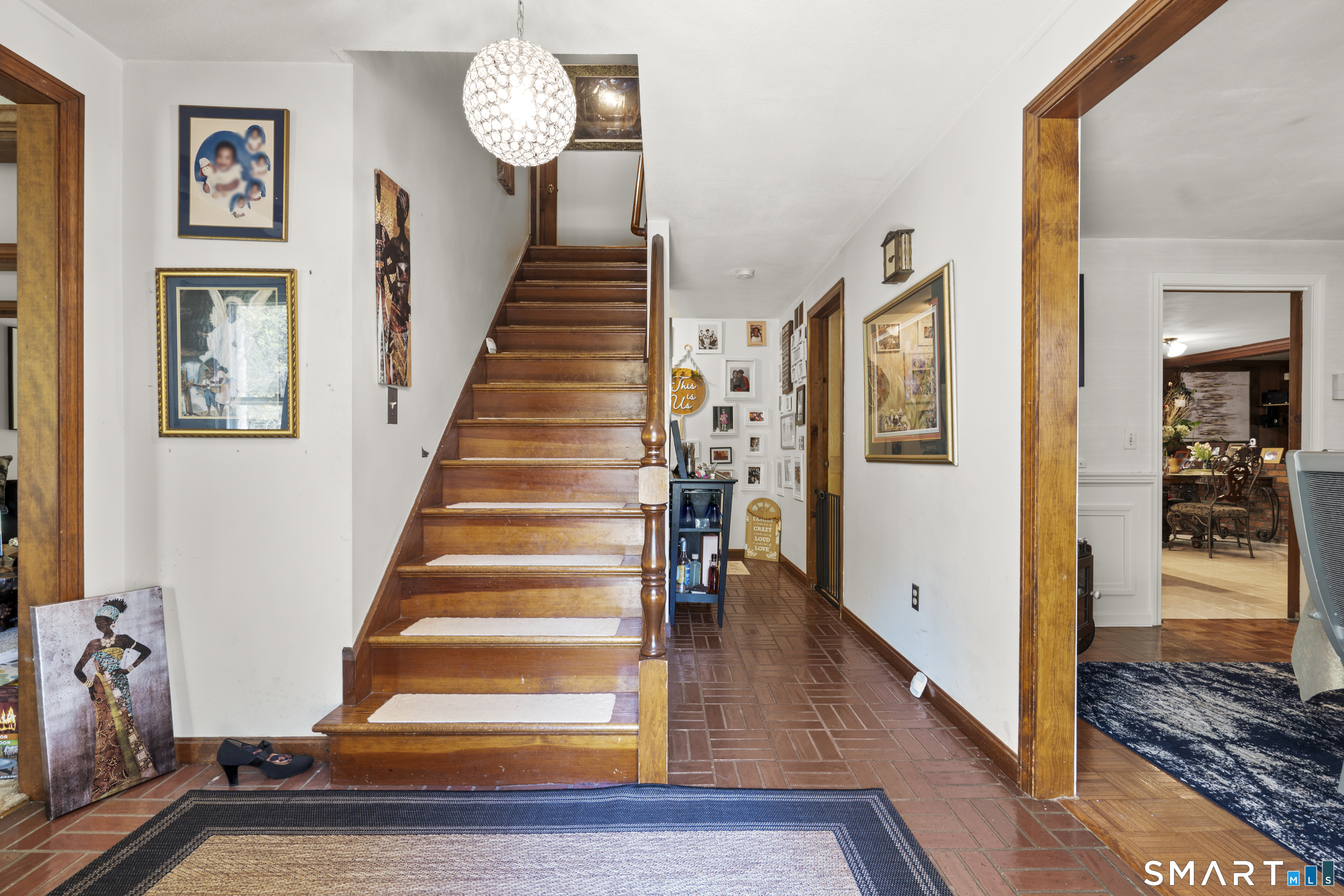 81 Meeting House Road Haddam, CT 06438 - Photo 4 of 35 a view of entryway and hall with wooden floor