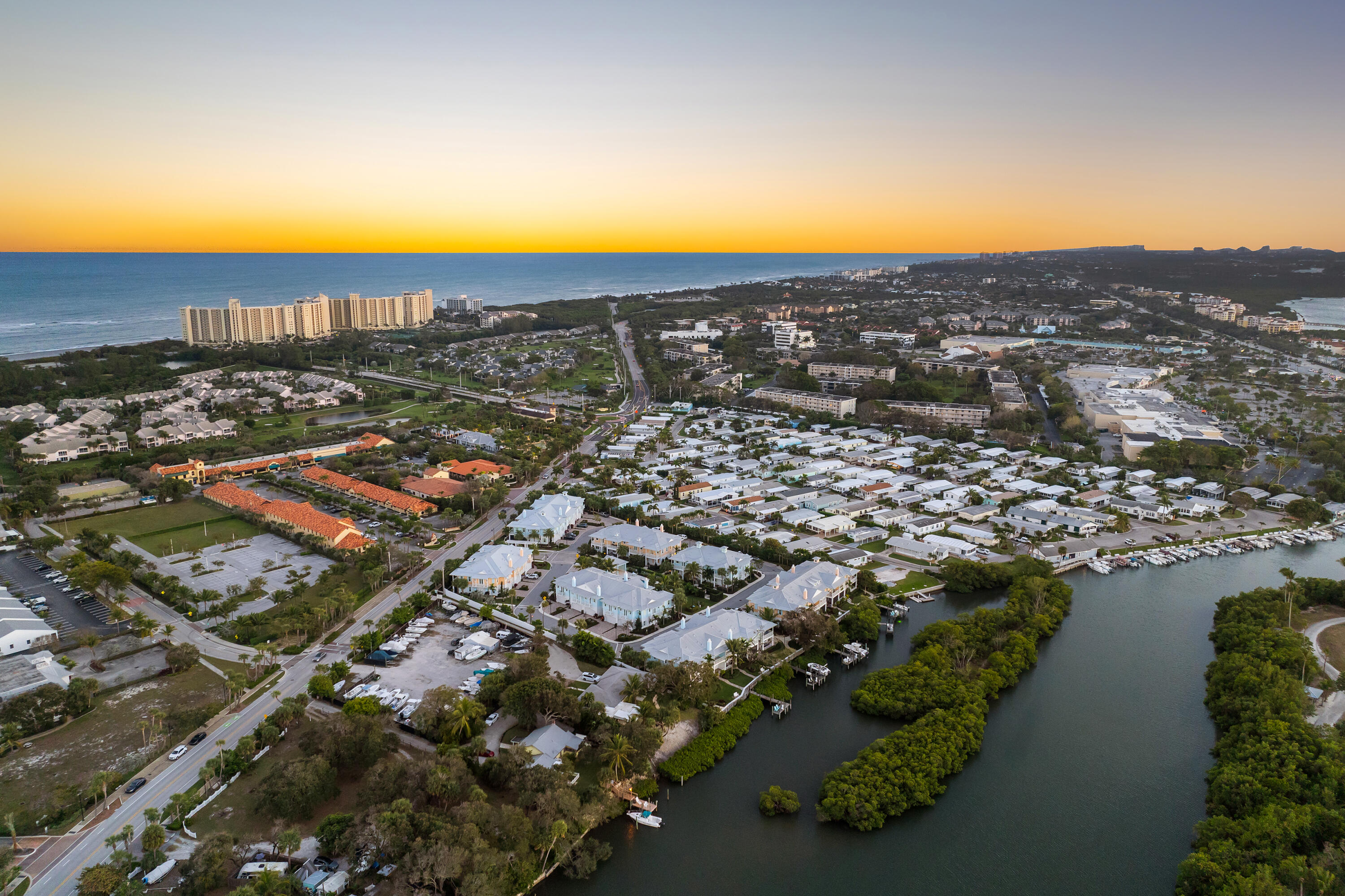 300 Ocean Trail Way, Unit 102 Jupiter, FL 33477 - Photo 27 of 30 Aerial of Jupiter Waterways
