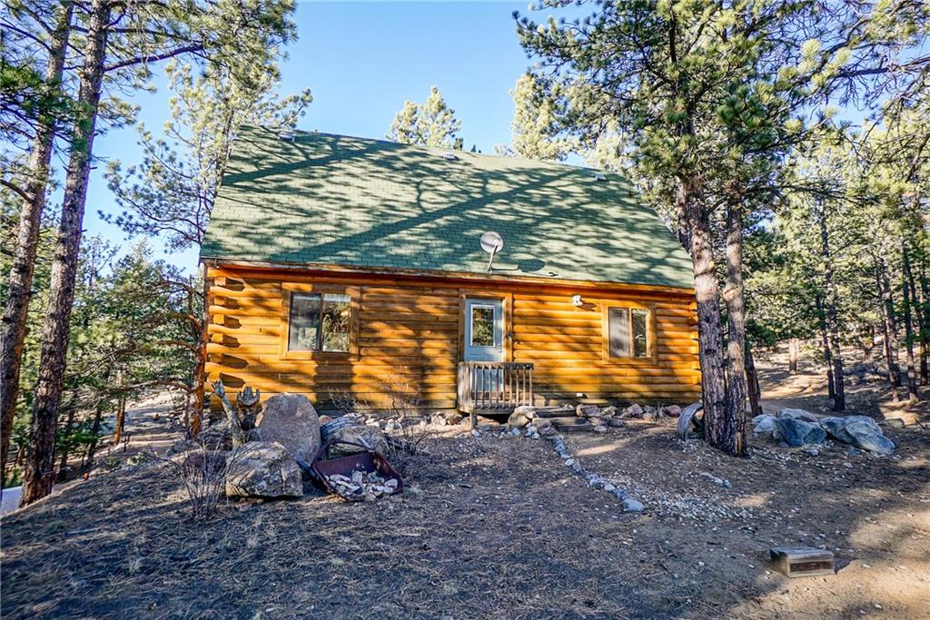 1276 South Crystal Road Lake George, CO 80827 - Photo 20 of 25 a view of a house with a backyard
