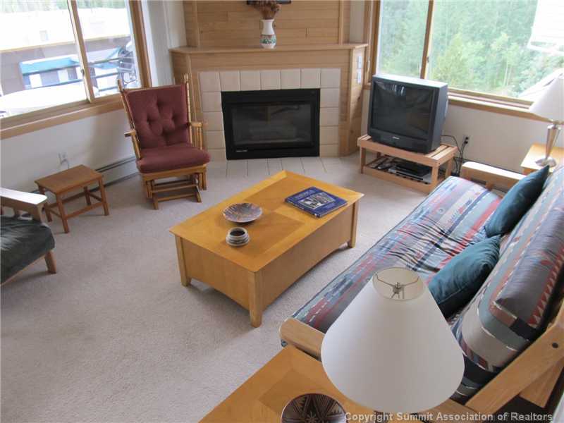 95611 Ryan Gulch Road, Unit 626 Silverthorne, CO 80498 - Photo 15 of 21 Living Room.