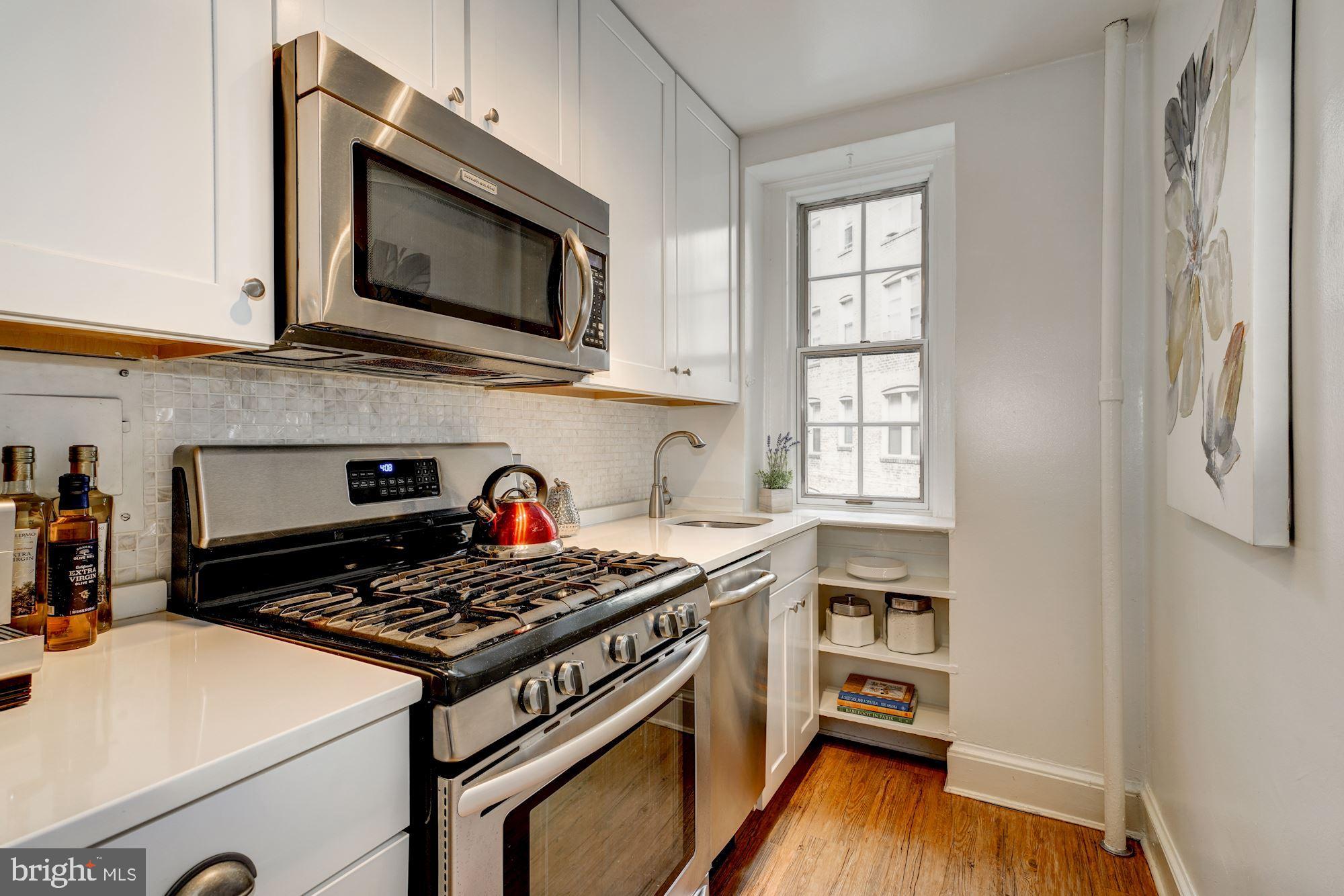 2227 20th Street Northwest, Unit 203 Washington, DC 20009 - Photo 9 of 19 Updated kitchen