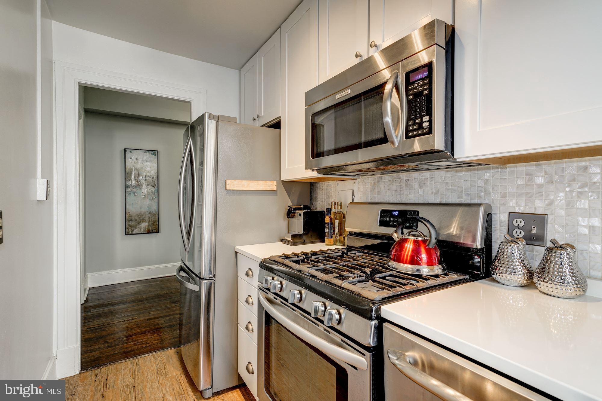 2227 20th Street Northwest, Unit 203 Washington, DC 20009 - Photo 10 of 19 Updated kitchen
